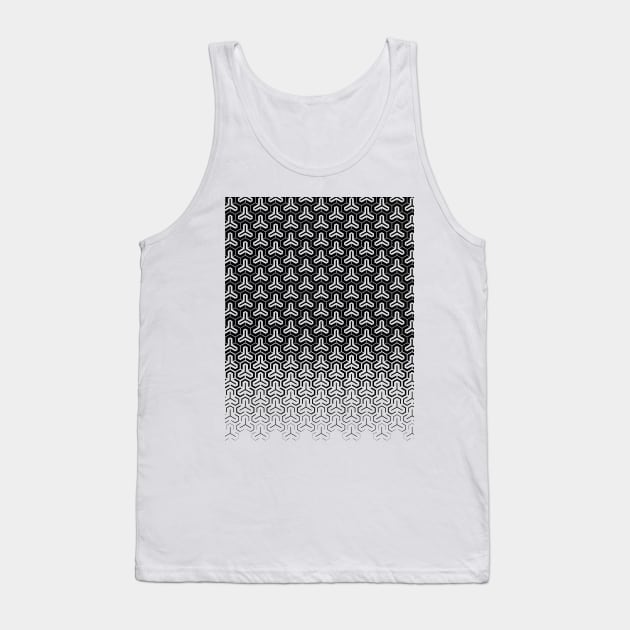 Geometric Trefoil Pattern Tank Top by terrordro.me